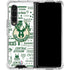 NBA Milwaukee Bucks Historic Blast New Galaxy Z Fold4 5G Clear Case